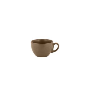 Tasse à thé marron porcelaine vitrifiée 23 cl Ø 9 cm Genesis Rak