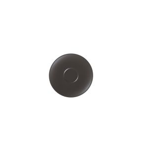 Sous tasse à espresso brun porcelaine vitrifiée Ø 12,5 cm Genesis Rak