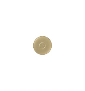 Schoteltje voor espressokop beige verglaasd Ø 12.5 Genesis Rak