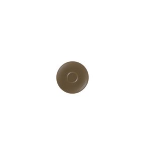 Sous tasse à espresso marron porcelaine vitrifiée Ø 12,5 cm Genesis Rak
