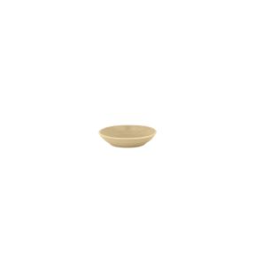 Diep randloos bord rond beige verglaasd Ø 9.2 Genesis Rak
