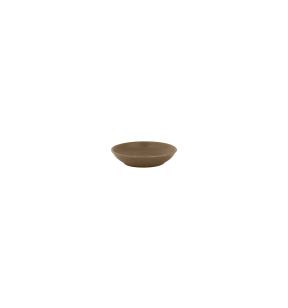 Assiette coupe creuse rond marron porcelaine vitrifiée Ø 9,2 cm Genesis Rak