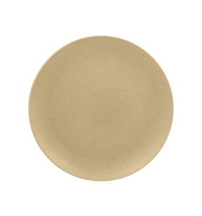 Plat bord met rand rond beige verglaasd Ø 17.9 Genesis Rak