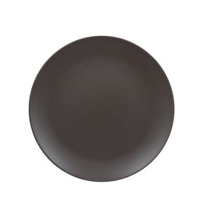 Plat bord met rand rond bruin verglaasd Ø 17.9 Genesis Rak