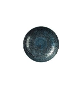 Assiette coupe creuse rond bleu porcelaine vitrifiée Ø 24,8 cm Chroma Churchill
