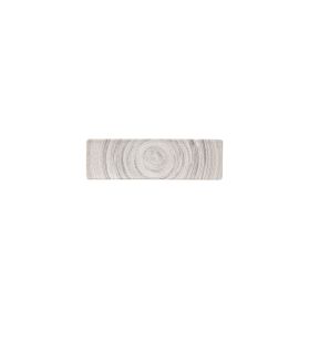 Plat rectangulaire gris porcelaine vitrifiée 8,8 cm Elements Churchill