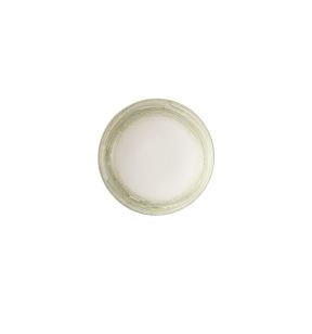 Assiette coupe creuse rond vert porcelaine vitrifiée Ø 24,8 cm Elements Churchill