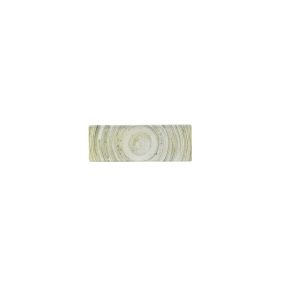 Plat rectangulaire vert porcelaine vitrifiée 8,8 cm Elements Churchill