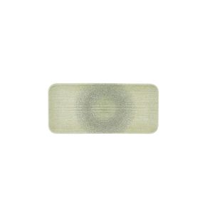 Vlakke plaat organic groen verglaasd x16 Harvest Grain Dudson