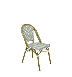 Chaise d''extérieur gris 86x48x59 cm Honorine Flexmob