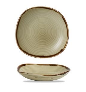 Assiette creuse rond beige porcelaine vitrifiée Ø 29,5 cm Harvest Dudson