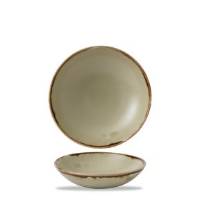Assiette coupe creuse rond beige porcelaine vitrifiée Ø 18,2 cm Harvest Dudson