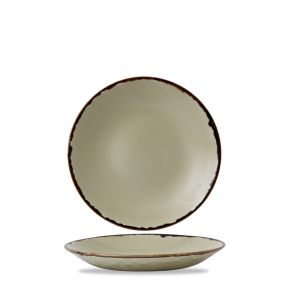 Assiette creuse rond beige porcelaine vitrifiée Ø 25,6 cm Harvest Dudson