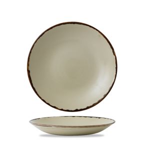 Assiette creuse rond beige porcelaine vitrifiée Ø 27,8 cm Harvest Dudson