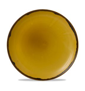 Pizzabord rond geel verglaasd Ø 32.4 Harvest Dudson