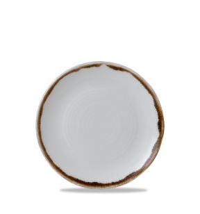 Assiette plate organique blanc porcelaine vitrifiée Ø 27 cm Harvest Dudson