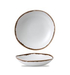 Plat bord rond wit verglaasd Ø 26.4 Harvest Dudson