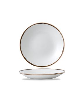 Assiette creuse rond blanc porcelaine vitrifiée Ø 25,6 cm Harvest Dudson