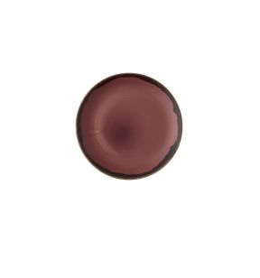 Assiette coupe plate rond prune porcelaine vitrifiée Ø 26 cm Harvest Dudson