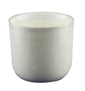 Gobelet rond Beige rosé grès émaillé 9 cl Ø 6,2 cm Pearl Pro.mundi