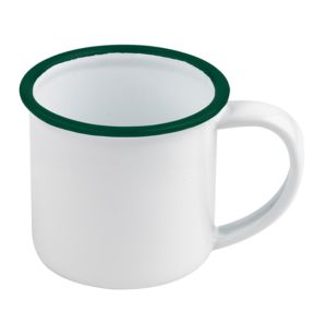 Beker wit geëmailleerd staal 90 ml 5 Ø 5