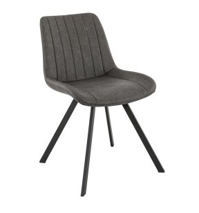 Chaise d'intérieur gris anthracite 78x49x61 cm Jacob Flexmob