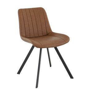 Chaise d'intérieur marron 78x49x61 cm Jacob Flexmob