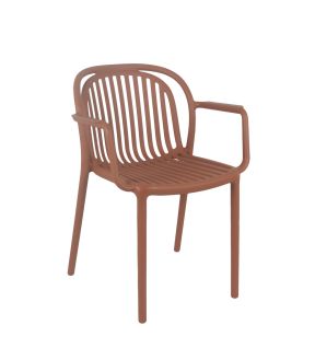 Fauteuil de terrasse terra 78x57x57 cm Jeddah Flexmob