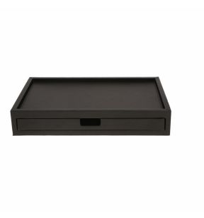 Plateau de courtoisie noir 70x300x200 mm Jvd