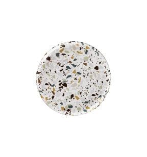 Assiette coupe plate rond multicolore porcelaine Ø 23,6 cm Kerrazzo Rak
