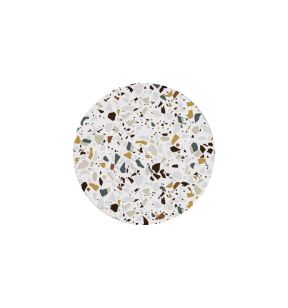 Assiette coupe plate rond multicolore porcelaine Ø 26,5 cm Kerrazzo Rak