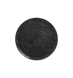 Assiette plate rond noir porcelaine vitrifiée Ø 29,9 cm Create Rak