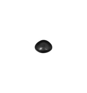 Coupelle ovale noir porcelaine vitrifiée 10 cm Shaped Rak