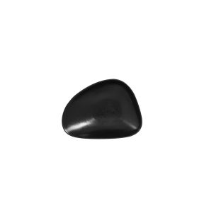 Assiette coupe creuse noir porcelaine vitrifiée 19 cm Shaped Rak