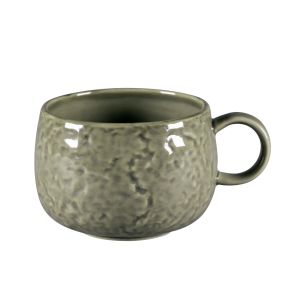 Koffiekopje rond steel porselein 30 cl Ø 9 Krush Rak