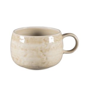 Tasse à café rond vanilla porcelaine 30 cl Ø 9 cm Krush Rak