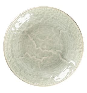 Assiette coupe creuse rond céladon porcelaine Ø 26,1 cm Krush Rak