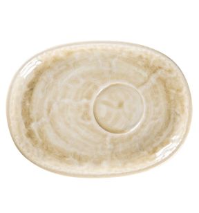 Schoteltje ontbijtkop ovaal vanilla porselein 19 Krush Rak
