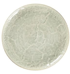 Assiette plate coupe rond céladon porcelaine Ø 27,9 cm Krush Rak