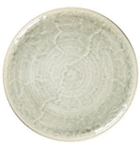 Assiette plate coupe rond céladon porcelaine Ø 30,1 cm Krush Rak