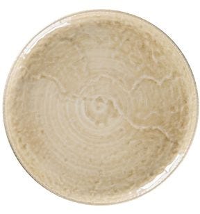 Assiette plate coupe rond vanilla porcelaine Ø 30,1 cm Krush Rak
