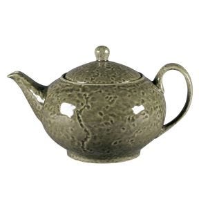 Theepot met deksel rond steel porselein 120 cl Ø 16.2 Krush Rak