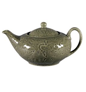 Theepot met deksel steel porselein 60 cl Ø 13.8 Krush Rak