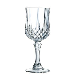 Glas op voet kristallijnglas 17 cl Longchamp Cristal D'arques