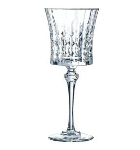 Verre à pied verre cristallin 27 cl Lady Diamond Cristal D'arques