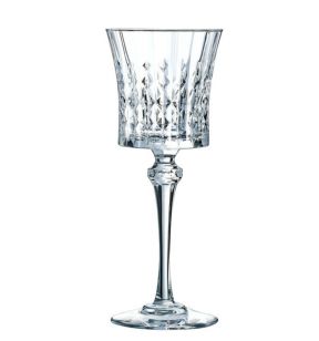 Verre à pied verre cristallin 19 cl Lady Diamond Cristal D'arques