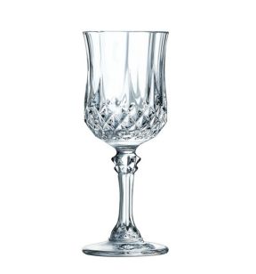 Glas op voet kristallijnglas 6 cl Longchamp Cristal D'arques
