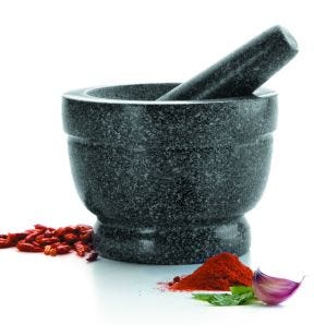 Mortier avec pilon granit Ø 16 cm 12 cm 60 cl Lacor