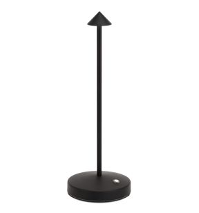 Lampe à led nomade noir Ø 11 cm 30 cm Angelina Securit
