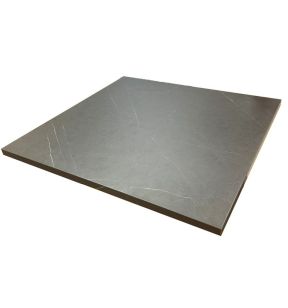 Plateau de table intérieur rond gris Ø 120 cm 2,6 cm Original Flexmob
